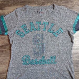 Seattle baseball t-shirt with bling detail size medium